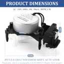 Upgraded W11481722 W10913953 49tyz-e120a1 Washer Shift Actuator for Whirl.pool Ama.na Ke.nmore May.tag Washer Parts Replace W10815026 W10597177 W10913953VP WTW5000DW1 MVWX655DW1 by TOMOON