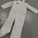 WOWULOVELY One Piece Snow Suit for Kids Toddler Girls and Boys Snowsuit Waterproof Insulated Jumpsuit Coveralls Snowboard (14, White)