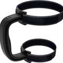 yoelike - 5 Colors - New Upgrade Anti-Slip Adjustable Tumbler Handle Fit for 20 Oz to 40 Oz of YETI, RTIC, Ozark Trail, Travel Mug, SIC, Rambler, Travel Cup and All Brands Tumbler Cup (Black)