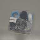 Vacuum Breaker Replacement Kit, ASSE 1019-A Vacuum Breaker Repair Kit(Fine Thread), Anti Siphon Valve Repair Kit, Outdoor Faucet repair kit(Black) with 1PCS 3/4" Outdoor Faucet Cap(Black)