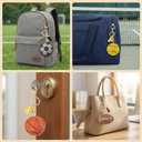 2 x Bling Keychain for Women, Soccer Baseball Basketball Football Volleyball Rhinestone Keychain bag charm, Sparkly Crystal Gift