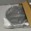 Angooni 12" Adjustable Wide Angle View Security Mirror, Acrylic Convex Traffic Mirror for Driveway, Park, Garage (Supports Indoor and Outdoor)