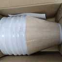 Wellmet Small Lamp Shade,ONLY for Candle Bulbs,Clip-on Drum Lamp Shades,Set of 6, 3" X 6" X 5", Linen