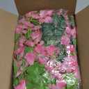 Lvydec Wisteria Artificial Flowers Garland, 4 Pcs Total 28.8ft Artificial Wisteria Vine Silk Hanging Flower for Home Garden Outdoor Ceremony Wedding Arch Floral Decor (Pink)