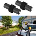 QWORK Bike Rack Straps, Custom Fit Trunk-Mount Rack Strap Replacement for Glass Hatchbacks & Spoilers, Secure Hold Inside Trunk, Helps Reduce Movement, 2 Pack