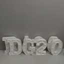 Forwe 2026 Graduation Decorations, 8 LED Marquee Light Up Letters GRAD 2026 Kindergarten High School College Graduation Decorations Party Supplies (White)