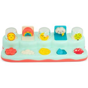 B. toys- Pop-Up Buddies- Cause and Effect Play  Learning Toys for Babies  Interactive Toy with Sun, Rainbow, Star  18 Months +