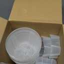 Self Watering Pots for Indoor Plants with Deep Reservoir and High Drainage Holes for Outdoor Plants and Flowers, Bare Root Planter(5.91'',Clear,9 Pcs)