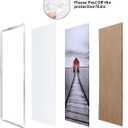 ELSKER&HOME 24x36 Poster Frame 3 Pack, Sliver Picture Frame for Horizontal or Vertical Wall Mounting,Sturdyand Scratch-proof