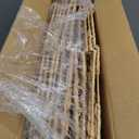 12x12in Storage Baskets Set of 4 Water Hyacinth Baskets,Foldable Handwoven Storage Cubes,Wicker Cube Baskets Laundry Organizer Totes for Home