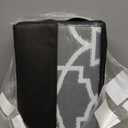 Outdoor Rug 9x12 ft Large Waterproof Outdoor Carpet Patio Rug Mat, Reversible RV Camping Plastic Straw Rug, Outside Modern Carpet for Patio Deck Balcony Backyard Picnic Beach,Grey White