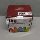 C9 Christmas Lights Outdoor, 66 FT 100 LED Connectable C9 String Lights with 8 Modes and Timer Extendable Xmas Tree Patio Roofline Garden Yard Holiday Party Indoor Outdoor Decoration, Multicolor