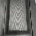 Ekena Millwork Lifetime Vinyl LL1S14X03900BL Standard Cathedral Top Center Mullion, Open Louver Vinyl Shutters, w/Installation Shutter-Lok's & Matching Screws (Per Pair), 14 1/2"W x 39"H, Black, 14.5-in. W x 39-in. H