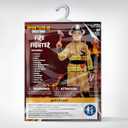 Spooktacular Creations Halloween Firefighter Costume for Kids, Brown Firefighter Roleplay Accessories for Toddler Party (S)