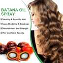 Batana Hair Oil Spray, Promoting Hair Growth, Strengthening Hair | Repairing Frizzy Split Ends, Light & Non-Greasy - for Most Hair Types - 60ML,  BBD:01/05/2028