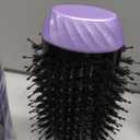 Blow Dryer Brush 6 in 1, Detachable Hair Dryer Brush Air Curler Air Styler Wrap, Curly Twist Hot Curling Iron, Blow Dryer Hot Styler Negative Ion, Travel Hair Styling Tool, Purple