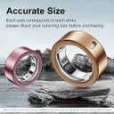 2 Pack Ring Cover Compatible with Oura Ring Gen 4/Oura Ring Gen 3 Horizon/Heritage, Abrasion-Resistant TPU Case for Oura Ring Protector Accessories for Oura Size 7 (Gold, RoseGold)
