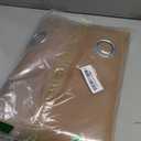 DIVA EN CAMINO DEC Outdoor Patio Curtain Waterproof Darkening Thermal Insulated Indoor Curtains for Bedroom, Porch, Living Room, Pergola, Cabana, W52 x L72, Camel Brown, Set of 2 Panels