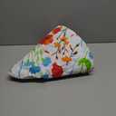 misaya Round Fitted Tablecloth with Elastic Edge, 100% Waterproof Oil Proof Plastic Table Cover, Vinyl Flannel Backed Tablecloth Fits 36"-44" Round Tables for Dinner, Outdoor, Picnic, Flowers (Off White)