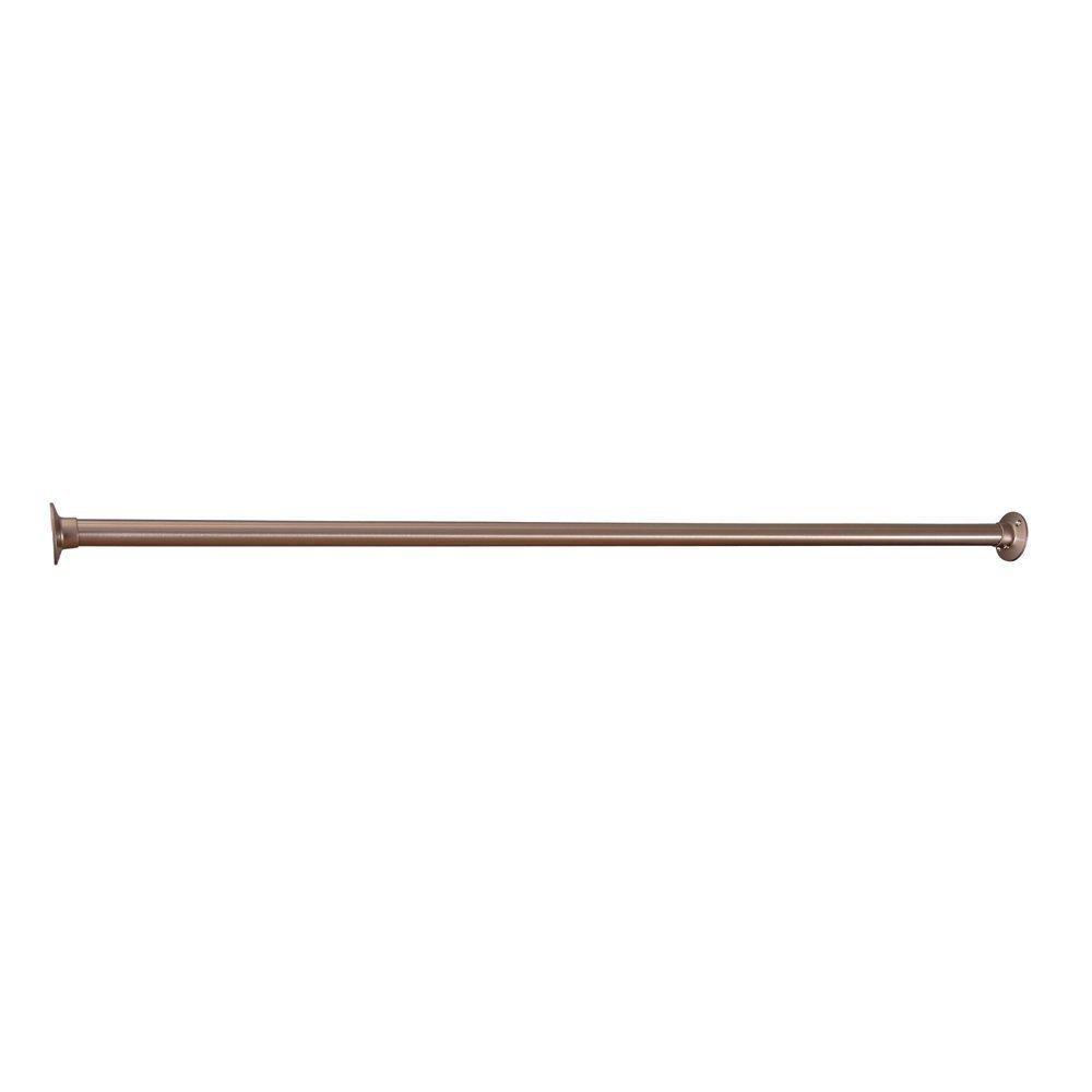 60 in. Straight Shower Rod in Brushed Nickel 4100-60-SN