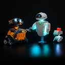 Light kit Compatible with Lego 43279 Wall-E and EVE - No Model Only Light, LED Lighting Accessories Compatible with Lego Disney Pixar Walle, Not Include Model