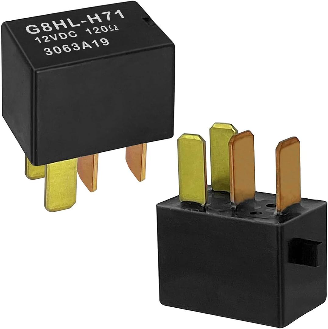Relay G8HL-H71 (Set of 2), 39794-SDA-A03 39794-SDA-A05 12VDC Automotive Relay - Compatible for 2003-2014 Accord 2006-2014 Civic 2007-2014 Acura MDX CR-V