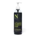 Dr. Natural Activated Charcoal Liquid Soap - Combat Acne and Blemishes - Deep Cleansing Body Wash - Gentle Body Soap for Clear Skin - Citrus - 16 oz