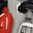 Enhulk Pool Vacuum for Above Ground Pool, 2025 Upgraded Pool Vacuum with A Telescopic Pole, 18.5 Gal/Min Powerful Suction, 80Mins Runtime, Effortlessly Cleans Debris Underwater (Red)