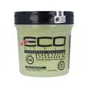 Ecoco Eco Style Gel - Black Castor Flaxseed Oil - Long Lasting Shine - Nourishes And Repairs Damaged Hair - Promotes Healthy Scalp - Provides Superior And Weightless Hold - Effortless Style - 16 Oz