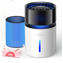 3L MistFree Evaporative Humidifier for Bedroom, Top Fill Humidifier Work with Tap Water, Touch Control,USB Powered, Sleep Mode, Night Light,1–8H Timer, EasyClean Design for Home Office