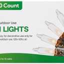 50 Count
Indoor/Outdoor Use
MINI LIGHTS
this is not a toy. for decorative use only for indoor and outdoor use. 120v 60hz ac
connects up to 10 sets
brown wire