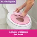Bright Starts Disney Baby Minnie Mouse Flip & Sit Potty Training Seat, Attaches to Toilet Securely, Space Saving Design Fits Most Toilets