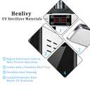 Nail Tool UV cleaning cabinet, Large capacity Stainless Steel cleaning, with Drying Function, Temperature and Timer Control, up to 60 Minutes, 110V Power Supply