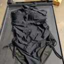 BMJL One Piece Swimsuit Women with Adjustable Straps Tummy Control Swimsuits Modest Full Coverage Bathing Suit for Vacation, Size M, Back