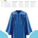 Preschool Graduation Cap and Gown with Tassel Stole Mini Graduation Bear 2 Certificate 8 Cards 4 Candy Lei (Blue, S)
