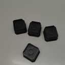 Eloslos 4 Pack Stackable Treadmill Incline Riser Blocks, 2 Inch Height Lift for Leveling & Uphill Training, Heavy Duty Support up to 4000 lbs, for Gym and Home Use (Black)