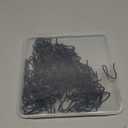 Shappy 120 Pack Drapery Hooks Pins for Curtains, Metal Pinch Pleat Hooks with Clear Box 1.2 Inch for Window Door and Shower Curtain(Black)