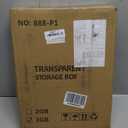 Pastry Display Case,Bread Box for Kitchen Countertop,4 Layers Adjustable Clear Bread Storage with Magnetic Door Bakery Pastry Display15.5x11.4x9.8inch1 Pack