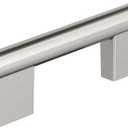 Amerock Versa 3 inch (76mm) Center-to-Center Satin Nickel Cabinet Pull, BP55530G10