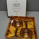 GLASSIQUE CADEAU Large 25 oz Copa de Balon Cocktail Glasses | Set of 2 | Big Crystal Balloon Goblets for Gin and Tonic, Sangria, Aperol Spritz, Limoncello Spritz, Hugo | Elegant Long Stemmed Glassware