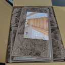 HEBE Carpet Stair Treads Non Slip 15 PCS 8" X 30" Edging Stair Runner for Wooden Steps Indoor Self Adhesive Stair Rugs Runners Reusable Staircase Step Treads Mat for Kids, Elders, Pets (Brown/Vines)