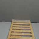 Smiry Shoe Rack, 3 Tier Small Bamboo Shoe Organizer, Stackable Free Standing Wooden Shoe Storage Shelf for Closet, Entryway, Front Door Entrance, Natural