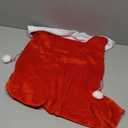 GlyinnHe 1pcs Christmas Velvet Santa Bags with Drawstring, Red Santa Gift Bags Large Christmas Gift Sack for Xmas Present Party Supply Costume Holiday Wrapping, Large