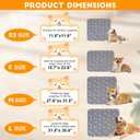 Puppy Pee Pads with Pheromones, Washable Puppy Training Pads for Dogs Reusable Puppy Potty Pads for Dogs and Cats(with Pet Hair Removal Gloves)