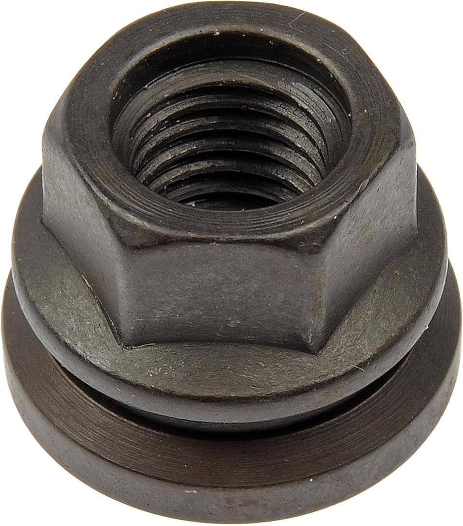 Dorman 611-196 Wheel Nut M14-2.0 Flanged Flat Face - 21mm Hex, 22.6mm Length Compatible with Select Ford / Lincoln Models, 10 Pack