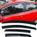 94547 Sunproof Waterproof Side Window Wind Deflector, 4pcs Protective Replacements Rain Guards Set, Window Visor fit for 2009-2019 Ford Fiesta (Sedan & Hatchback)