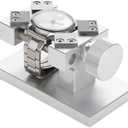 Watch Bezel Opener, Red/Silver Professional Watch Bezel Removal Tool Workbench Back Case Opener Tool Watch Repair Tool for the 38-40mm Diameter Watches Back Cover (Silver)