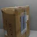 Furnulem 5 Drawer Black Dressers for Bedroom 2 Tier Shelf Storage Small Fabric Dresser for Closet Sturdy Metal Frame Modern Style Storage Cabinets Organization Units for Hallway Rooms