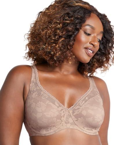 Bali Women's Lace Underwire Bra, Passion For Comfort Convertible Bra, Soft Lace Bras, 34DD