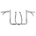 12" Rise Pre-wired Handlebar Fit for Harley Touring 1996-2006
Bar with CAN-Bus Ape Hangers Fit for Street Glide Electra Road Glide with Batwing Fairing, Chrome 1.25" Fat
